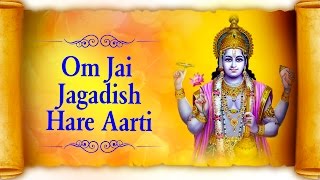 Om Jai Jagdish Hare Aarti Full Song With Lyrics  Shri Vishnu Aarti [upl. by Laden541]