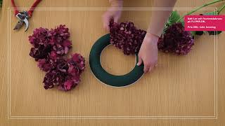 Guide til Lav selv hortensiakrans  DIY blomsterkrans [upl. by Psyche]