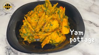 How to make Pottage  Porridge Yam with Ugba and Vegetable [upl. by Seana]