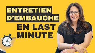 Comment préparer un entretien dembauche en urgence  plan d’action simple et rapide [upl. by Aristotle]