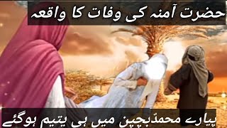 Hazrat Amina r a ki wafat ka waqiastory of Hazrat Aminah r aprophet storyislamic life cycle 09 [upl. by Ainerol]