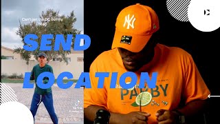 Send Location dance challenge  Celebrity edition  skeem sam  amapiano  challenge [upl. by Longtin]