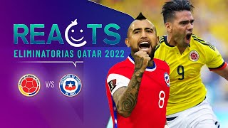 COLOMBIA vs CHILE  Clasificatorias Qatar 2022 🔴 EN VIVO [upl. by Myrta609]