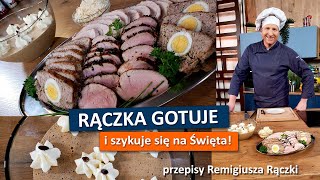 Rączka gotuje gotowana szynka pieczeń rzymska polędwiczki domowy chrzan i kawowa szpajza [upl. by Aronek]