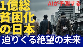 【AIが予測する未来】1億総貧困化の日本：迫りくる絶望の未来！ [upl. by Reaht47]