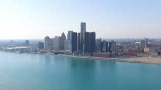 Detroit Michigan  Windsor Ontario [upl. by Lorou]