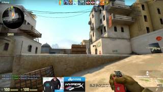 CS GO Sick AK47 Spray Control by Cloud9 swag on dedust2 [upl. by Yllier]