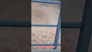 Maithon dam releasing water maithondam kalyaneshwaritemple [upl. by Allac]