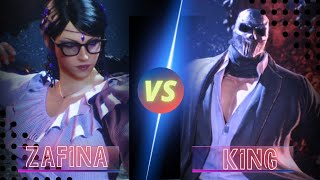 T8 🔥  Zafina Vs KING  Tekken 8 🔥 Full High level Gameplay Match  Best Of 3 [upl. by Enahs]