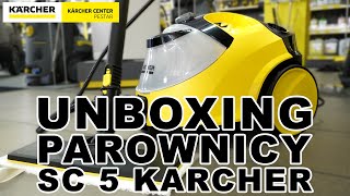 UNBOXING Parownicy SC 5 EasyFix Karcher [upl. by Nonac832]