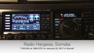 Radio Hargeisa Somalia 7120 kHz 1821 UTC [upl. by Whiney]