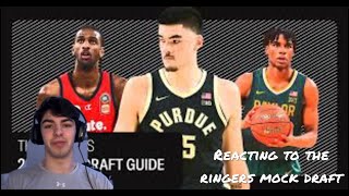 Reacting to The Ringers 2024 NBA Mock Draft [upl. by Sackville]