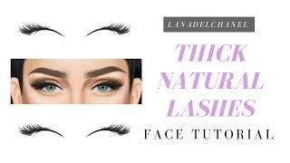 THICK NATURAL LASHES  Stardoll Face Tutorial  LanaDelChanel [upl. by Namso844]