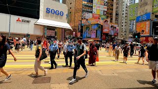 🇭🇰Hong Kong Causeway Bay 4k Walking tour 2023 [upl. by Jammal]