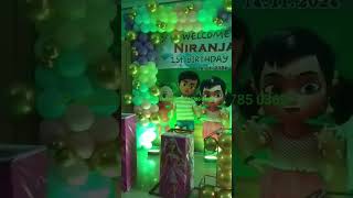 Chutti kannamma theme birthdaydecoration JP Decors chidambaram cell 9578503627 [upl. by Siddra]