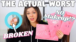 The WORST Ipsy Bags I have EVER OpenedLike Actually Unboxing 3 Ipsy Bags [upl. by Egedan]