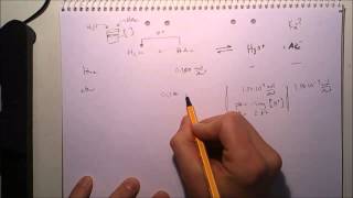 Kemi beräkning av Ka i ättiksyralösning [upl. by Colligan]