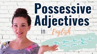 Aprende a usar los adjetivos posesivos en ingles bien Inglés juntos desde casa [upl. by Yenruoj225]