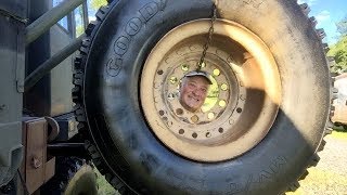 FMTV SPARE TIRE TUTORIAL 57 [upl. by Sileray756]