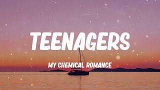 My Chemical Romance  Teenagers Lyric video [upl. by Kudva933]