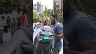 Pro Abortion Lady Attacks Christian faith christianfaith jesus bible [upl. by Kciregor726]