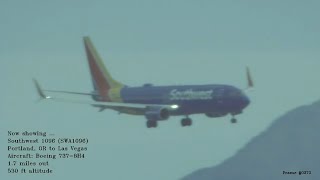 Las Vegas airport camera with live flight tracking  McCarran Airport LAS  Plane spotting [upl. by Netsyrc]