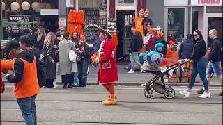 Koningsdag centrum Amsterdam 2023  10 jaar koningsdag [upl. by Aldin]