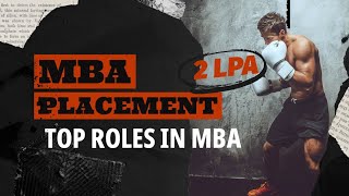 MBA Summer Placements  High Package Roles  Top Placements and Packages [upl. by Lemrahs]