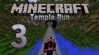 Minecraft Custom Map  Temple Run Ep3  Last Attempt Parkour Map [upl. by Anelys]