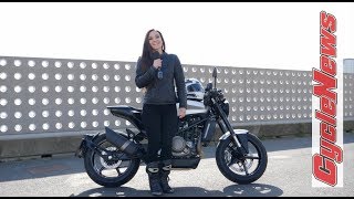 2018 Husqvarna Vitpilen 701 First Ride  Cycle News [upl. by Eikcim]