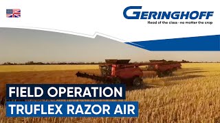 Geringhoff TruFlex Razor Air I Field Operation I English [upl. by Noguchi]