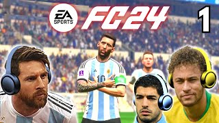 MSN Prepares for EA SPORTS FC 24  WORLDCUP FINAL [upl. by Aicillyhp308]