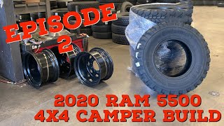 2020 Ram 5500 4x4 Off Grid Camper Build EPISODE 2 [upl. by Aitnahc]