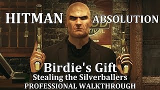 Hitman Absolution Mission 8 Birdies Gift  Stealing the Silverballers  PRO Walkthrough [upl. by Iggam]