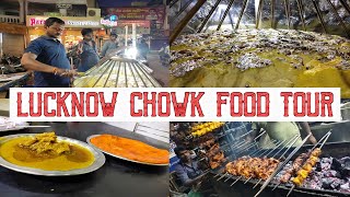 Lucknow Chowk Food Tour  Best Food Places in Chowk Lucknow [upl. by Hakan743]