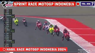 Motogp sprintRace Highlights  Indonesian GP 2024 [upl. by Dulsea]