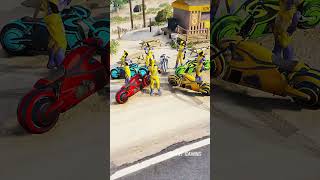 Iron wolverine Cheated Deadpool And Stealing His Bikes shorts youtubeshorts gtav [upl. by Anbul]