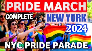 đźŚ NYC PRIDE MARCH 2024 đźŹłď¸Źâ€ŤđźŚ LIVE NYC Pride Parade 2024 đźŹłď¸Źâ€Ťâš§ď¸Ź [upl. by Eilyak]