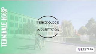 TERMINALE HGGSP MÉTHODOLOGIE LA DISSERTATION [upl. by Ayomat]