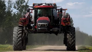 SOUND  Brand NEW Case Patriot 4450 Sprayer  PflanzenschutzSpritze  Raps spritzen [upl. by Eiffub]