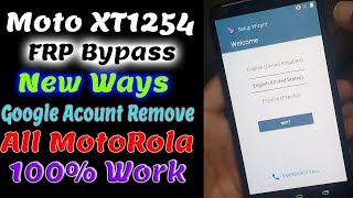 Motorola Turbo XT1254 Frp final Solution Motorola XT1254 FRP without open USB Debugging [upl. by Annawaj68]