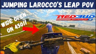 I FINALLY JUMPED LAROCCO’S LEAP 450’s Battling at Red Bud Amateur Day ProAm GoPro Hero 11 POV [upl. by Aklam]