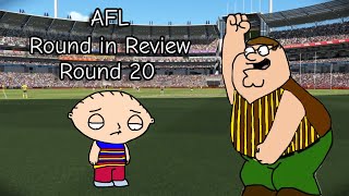 AFL Round in Review I Round 20 [upl. by Quiteris]