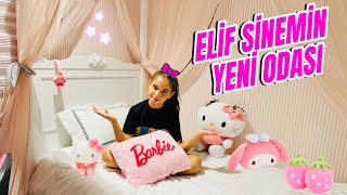 ELİF SİNEM YENİ EVİMİZDE YENİ ODA TURU  ODAMDA NELER VAR [upl. by Bessy443]