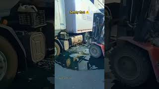 Forklift fails at the root beer factory forklift forkliftoperator rootbeer factory warehouse [upl. by Adnowat958]