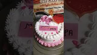 Simple cake design for marriage anniversarynitika the cake maker [upl. by Notaes]