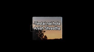 ANISH SHRESTHA  YESTAI NAI HOLA COVER [upl. by Hayott]