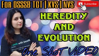 Heredity amp Evolution Class 10th Chapter  Quick Revision ncert  class10th  dsssb2024 renukamam [upl. by Nimajaneb]