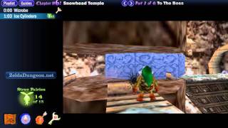 Legend of Zelda Majoras Mask Walkthrough 06 34 quotSnowhead Temple To The Bossquot [upl. by Asirac]