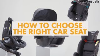 How to choose the right car seat [upl. by Kabab]